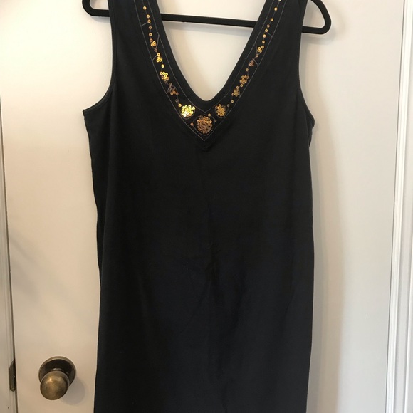 Jessica Black Cotton Blend Top - Picture 1 of 3